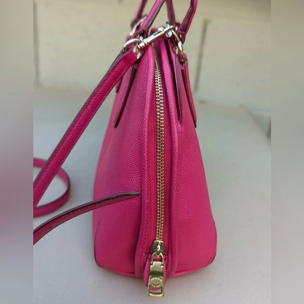 COACH PRINCE STREET MINI Pink Ruby SATCHEL crossbody SHOULDER BAG 34940 Leather - Picture 9 of 14
